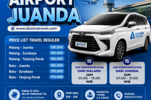 Rekomendasi Travel Malang Juanda